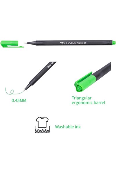 Deli FINE LINER 12 COLORS, EQ900-12