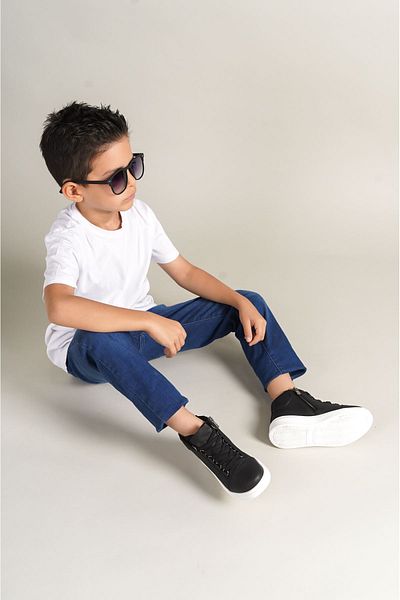 Chekich 1012 Roma Children's Shoes BLACK
