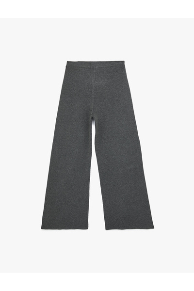 Koton Beli Lastikli Rahat Kalıp Uzun Palazzo Pantolon