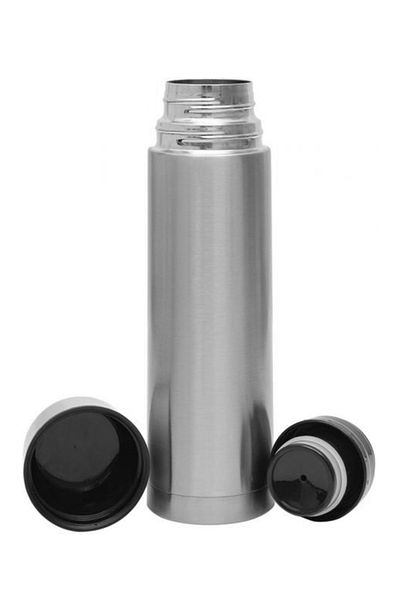 Nessan By Styli Nessan Stainless Steel 500 ml Vacuum Flask With Case, Silver - Ab-010