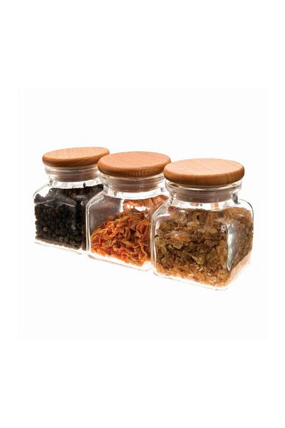 gogiva Glass jar set, 3x120 ml, 3 pcs