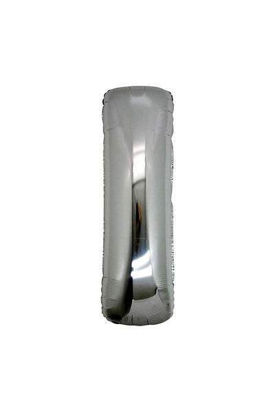 CANSA I Letter Foil Balloon Silver Color 40 inch