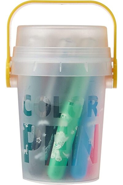 Deli EC15412 Felt Colors Pen 12-Pieces, Assorted