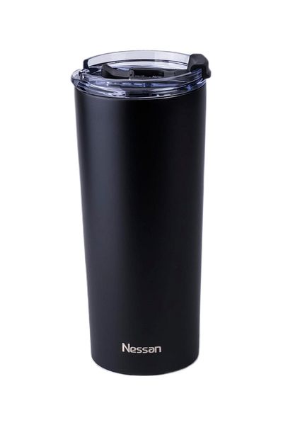 Nessan By Styli Insulated Stainless Steel Vacuum Mug, 600ml - Black
