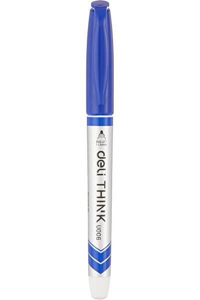 Deli Dry Erase Marker Bullet Pen Whiteboard Marker, Blue Color 12 pcs
