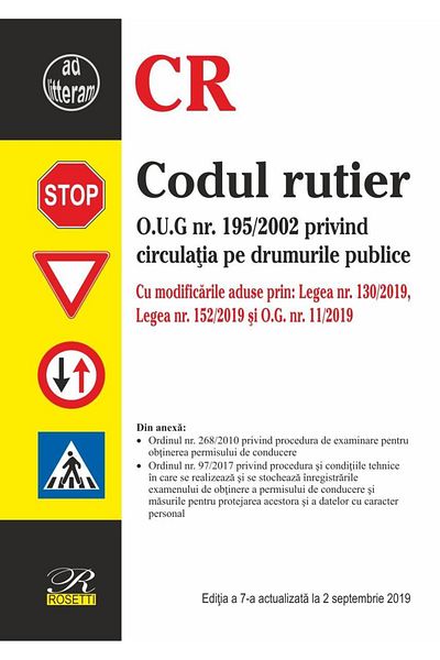 Editura Rosetti Codul rutier. Editie actualizata la 2 septembrie 2