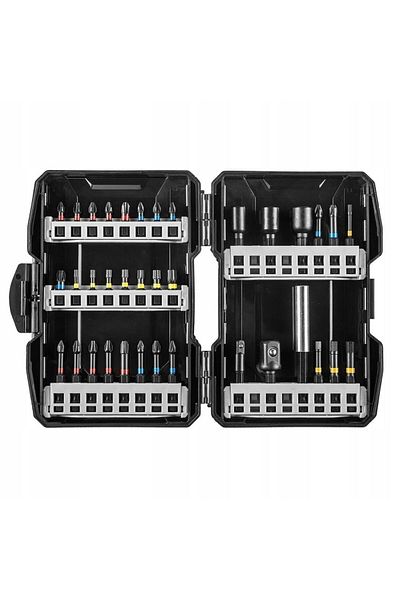 graphite Impact bit set, 36 pcs, 25-50 mm,