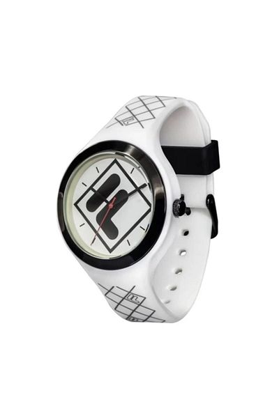 Fila Adult Unisex Analog Watch, White 38-342-001, 42 mm
