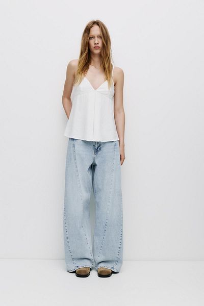Pull & Bear Baggy seam jeans