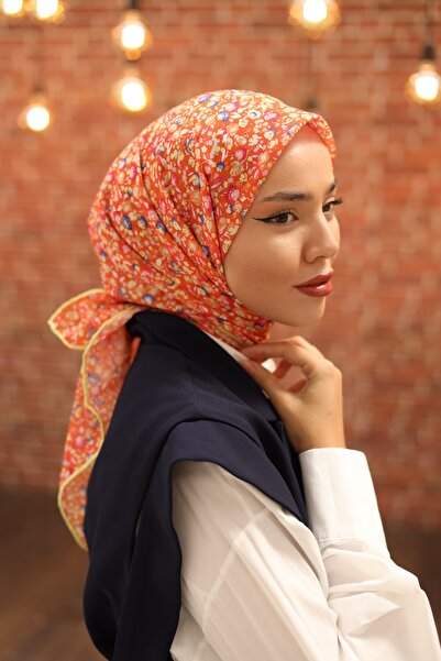 Silk Home وشاح من القطن الناعم مزين بالزهور الصغيرة - 73030 - 54