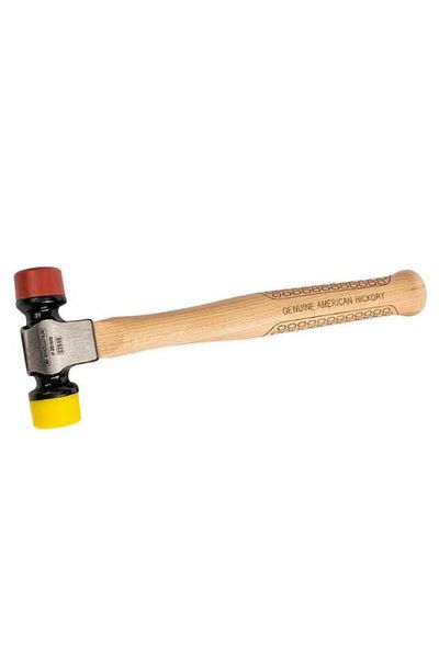richmann exclusive Dual plastic tinsmith hammer with interchangeable heads 35 mm