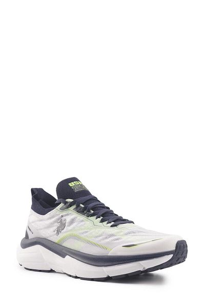 U.S. Polo Assn. Confortabil, confortabil, zilnic, pantofi sport cu șireturi, pantofi gri