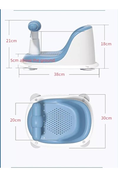 Little Mom Scaun de baie pentru bebelusi Little Mom Blue