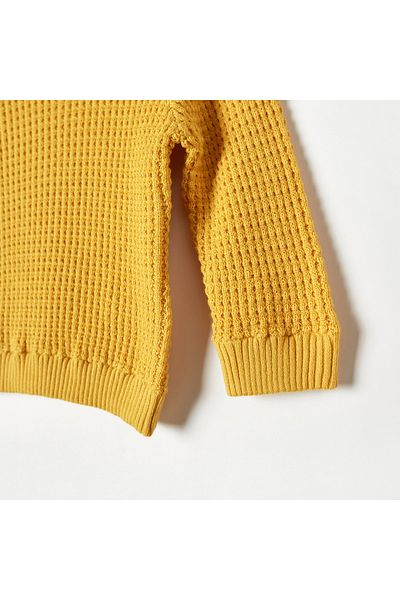 Juniors Textured Sweater with Long Sleeves