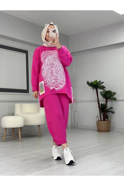 ButikKardelen Fingerprint Tracksuit Set