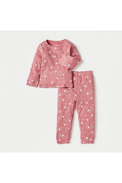 Juniors All-Over Print T-shirt and Pyjama - Set of 3