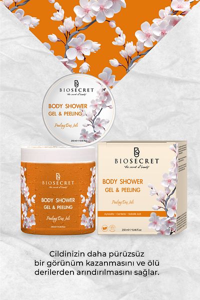 Biosecret Body Shower Gel & Peeling 250ml Bio153