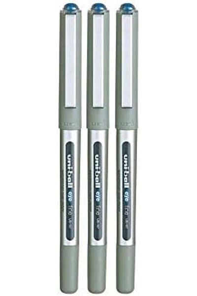 UNİ-BALL EYE UB-157 Rollerball Pen BLUE [Pack of 3]