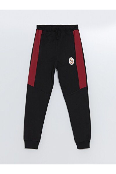 LC Waikiki Μαύρο ελαστικό στη μέση, με στάμπα Galatasaray, αγορίστικο παντελό...