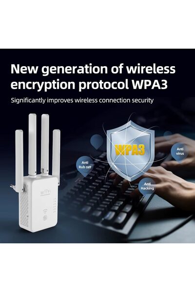 Apera Onezero GA07-1 2.4GHz Kablosuz Wifi Sinyal Güçlendirici Repeater Menzil Artırıcı