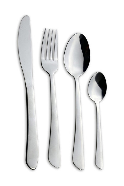 Cuisine Art By Styli Cuisine Art Sasa 16 Piece Stainless Steel Cutlery Set, Silver
