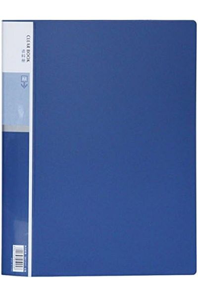 Deli كتاب عرض E5004، 40 جيبًا، مقاس A4، متنوع