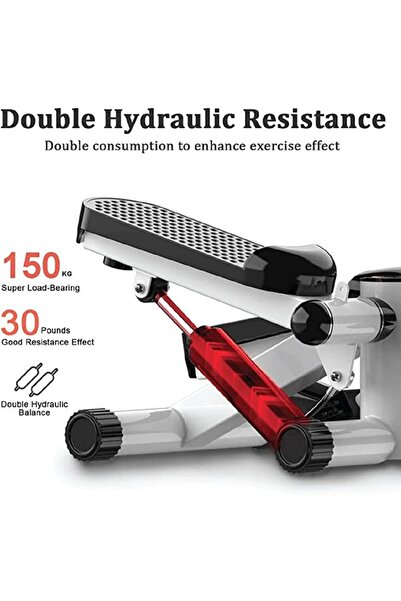 YALLA HomeGym Adjustable Mini Home Stepper Stair Stepping Machine Wireless Training, LED Display