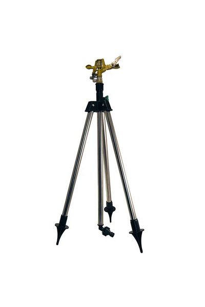Strend Pro Pulsating sprinkler, galvanized, with telescopic tripod, 550-905 mm