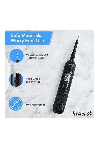 COOYA Oral Care Tooth Cleaning Kit,IPX6 Waterproof,3 Cleaning Heads & 5 Strengths,24.5 x 8.6 x 2.5cm