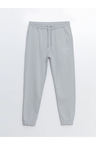 LC Waikiki Γκρι Standard Fit Ανδρικό Χοντρό Φούτερ Jogger