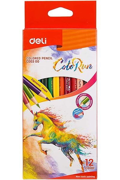 Deli EC00300 ColoRun Colored Pencil 12-Pieces