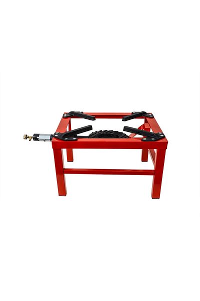 Z-Tools Focar pe gaz cu foc exterior, portabil, din fontă și oțel, 38,5x38,5x23 cm ZTS 5560
