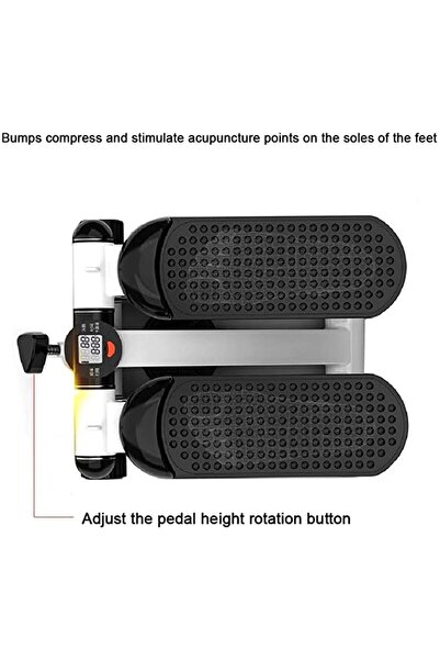 YALLA HomeGym Adjustable Mini Home Stepper Stair Stepping Machine Wireless Training, LED Display