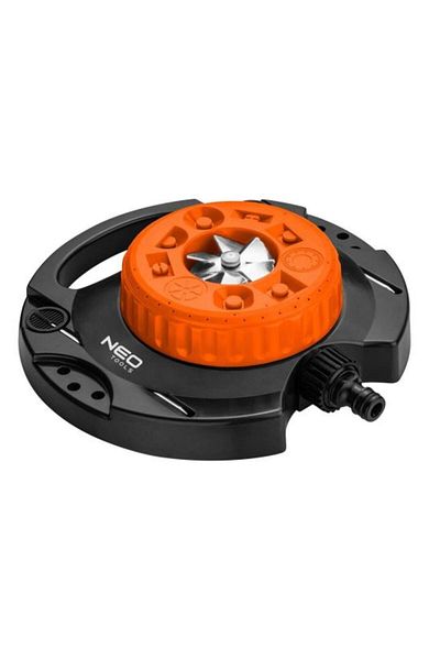 NEO Circular garden sprinkler, 9 spray modes, 95 sq m,