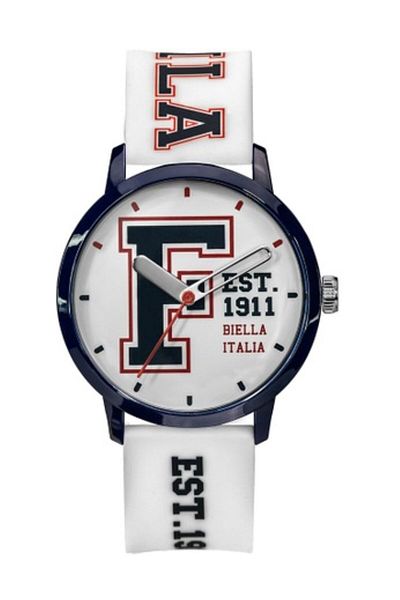Fila Adult Unisex Analog Watch, White 38-326-201, 42 mm