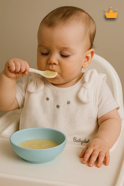 Babydola Πετσέτα βρεφική τροφή και σαλιάρα με κλειστή πλάτη που απορροφά τον ιδρώτα καφέ 11659