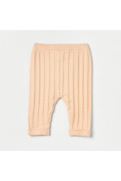 Juniors Textured Tights with Drawstring Closure