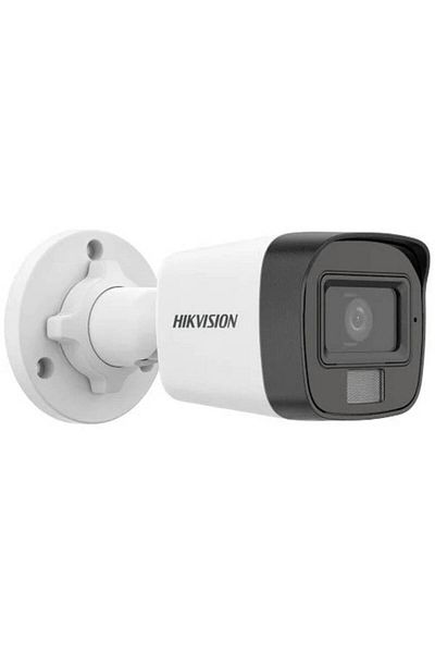 Hikvision كاميرا مراقبة خارجية 5 ميجا بكسل 3K مع إضاءة مزدوجة وميكروفون مدمج