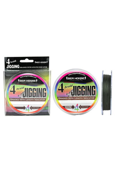 SEA HORSE Jigging x4 0,12 300 Mt أخضر