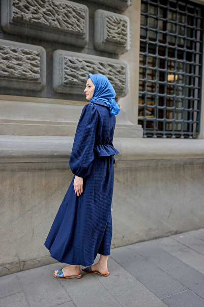 LOCCO Жіночий комплект з еластичною горловиною, темно-синій