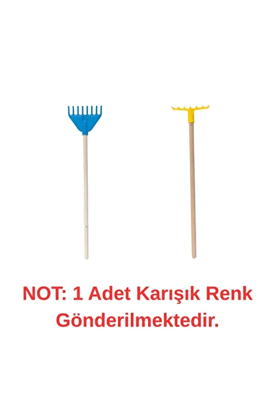 İstisna Garden Gardener Rake for Children Blue or Yellow 1 Piece