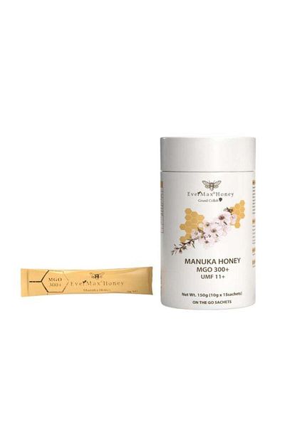 Evermax Honey Manuka Honey Mgo 300+ 150Gm Sachets 15Gm