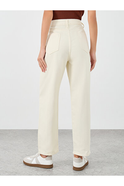 Styli Solid High Rise Tapered Fit Jeans