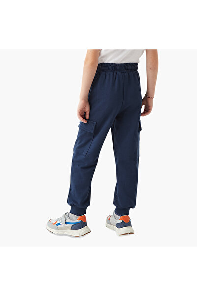 Juniors Applique Detail Joggers with Drawstring Closure and Pockets