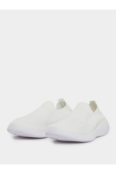 Styli Textured Slip On Sneakers