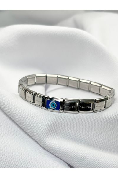 Sumen Butik Evil Eye Beaded Italian Charm