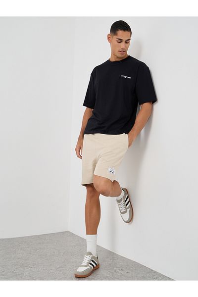 Styli Graphic Print Oversized Crew Neck T-Shirt