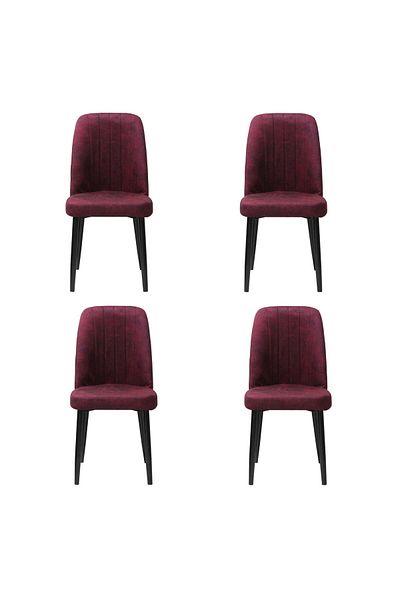 ARTA DOOR Set of 4 Artemis Chairs Black Leg