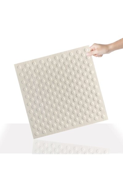 TİNK 3 Boyutlu Duvar Paneli Kabartmalı Puantiye Desen Pvc 41x41 cm/ 6 Adet /1...