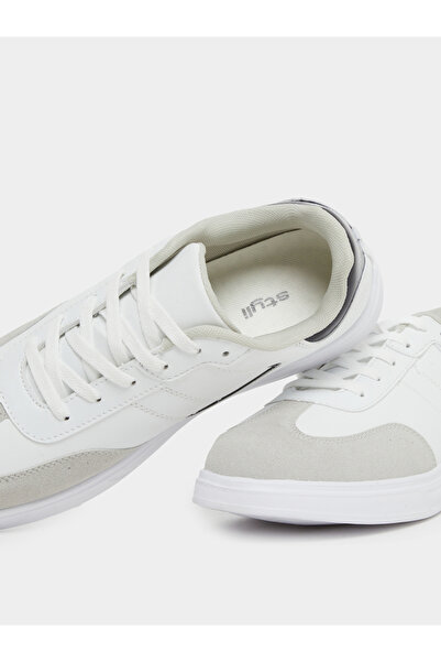 Styli Abstract Stitch Lace Up Sneakers